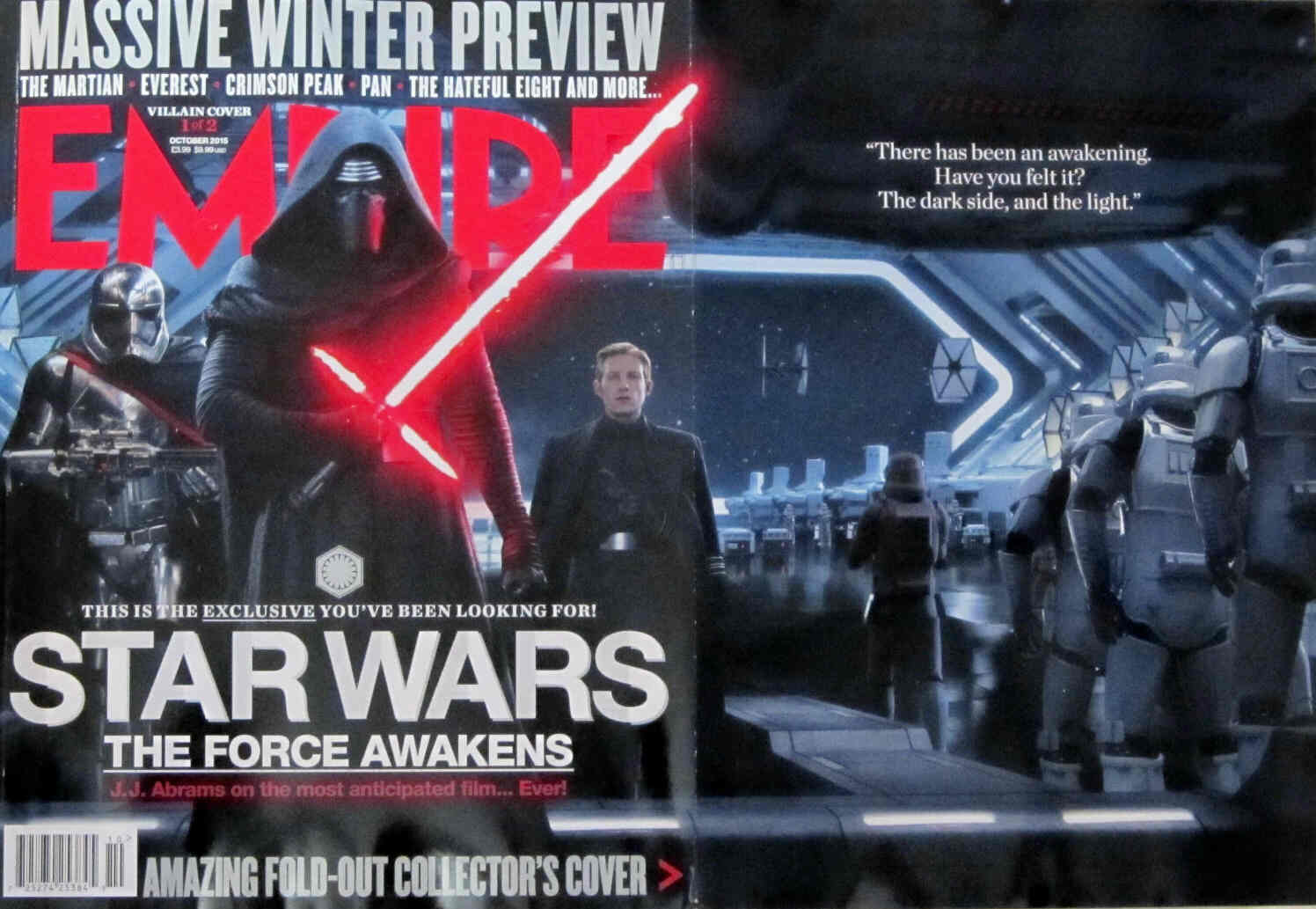 EMPIRE magazine side cover Issue 316 October 2015