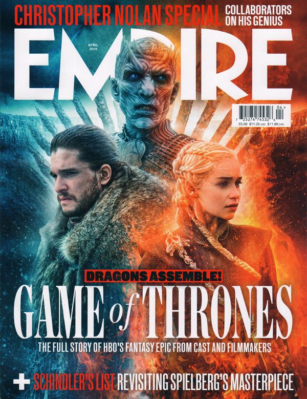 EMPIRE magazine side cover Issue 360  April 2019