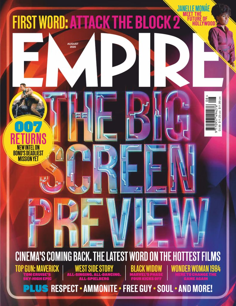 EMPIRE magazine side cover Issue 378  August 2020