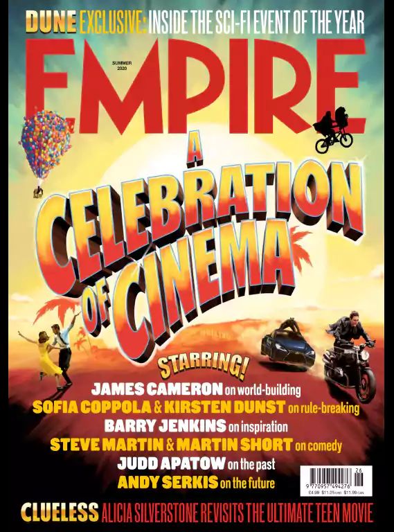 EMPIRE magazine side cover Issue 376 Summer 2020