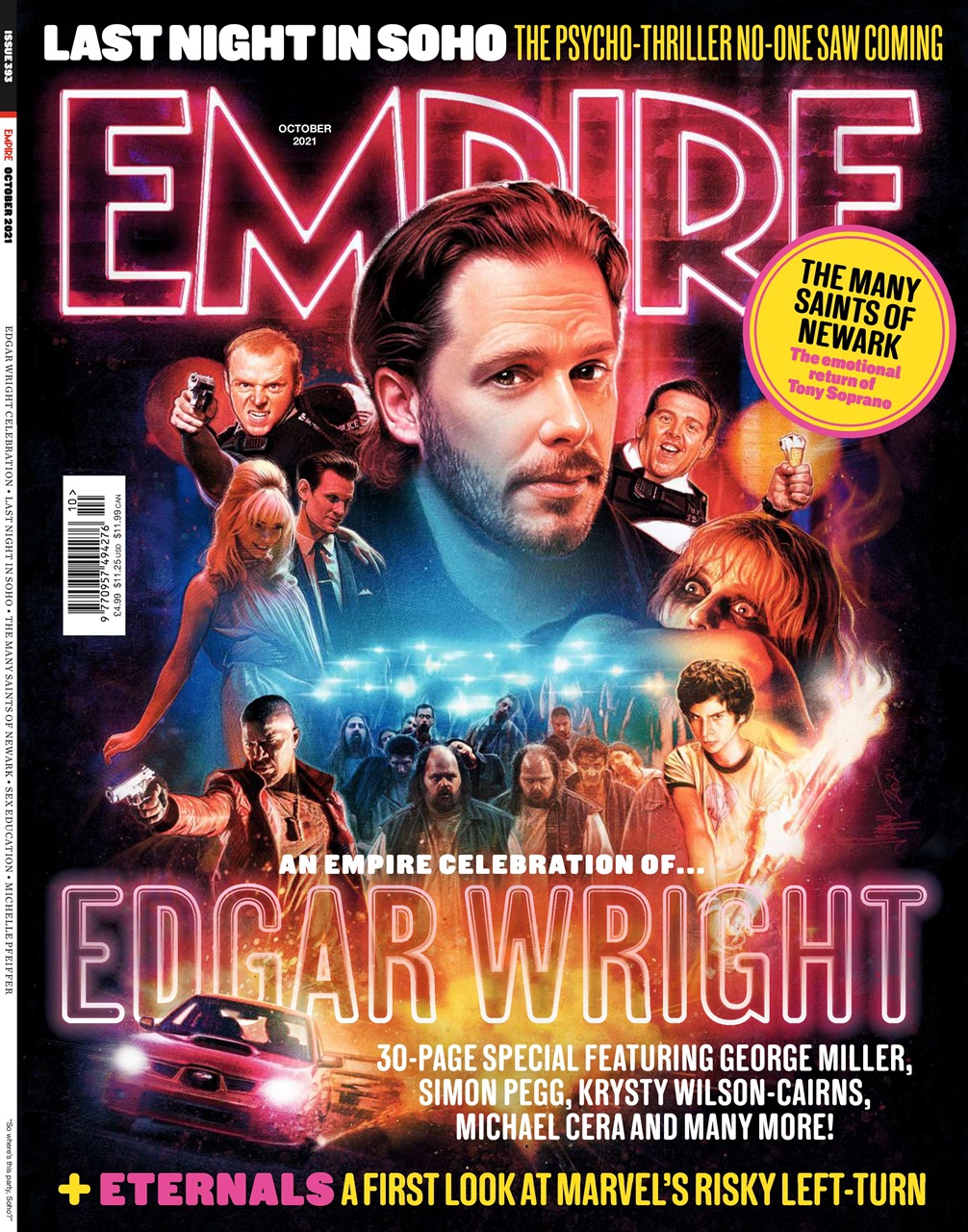 EMPIRE magazine side cover Issue 393  October 2021