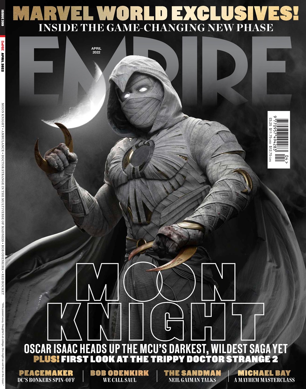EMPIRE magazine side cover Issue 399  April 2022