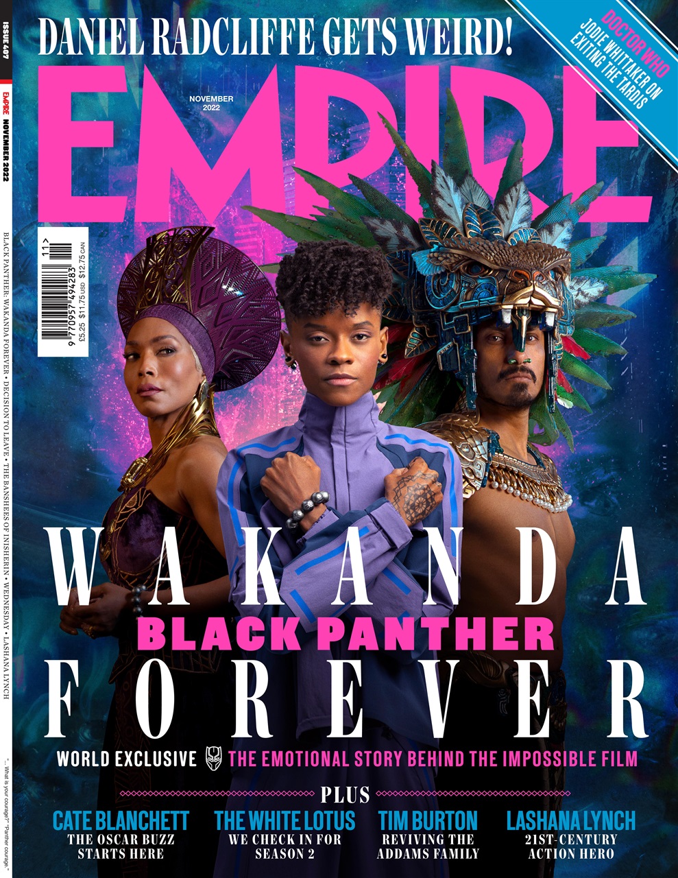 EMPIRE magazine side cover Issue 407  November 2022