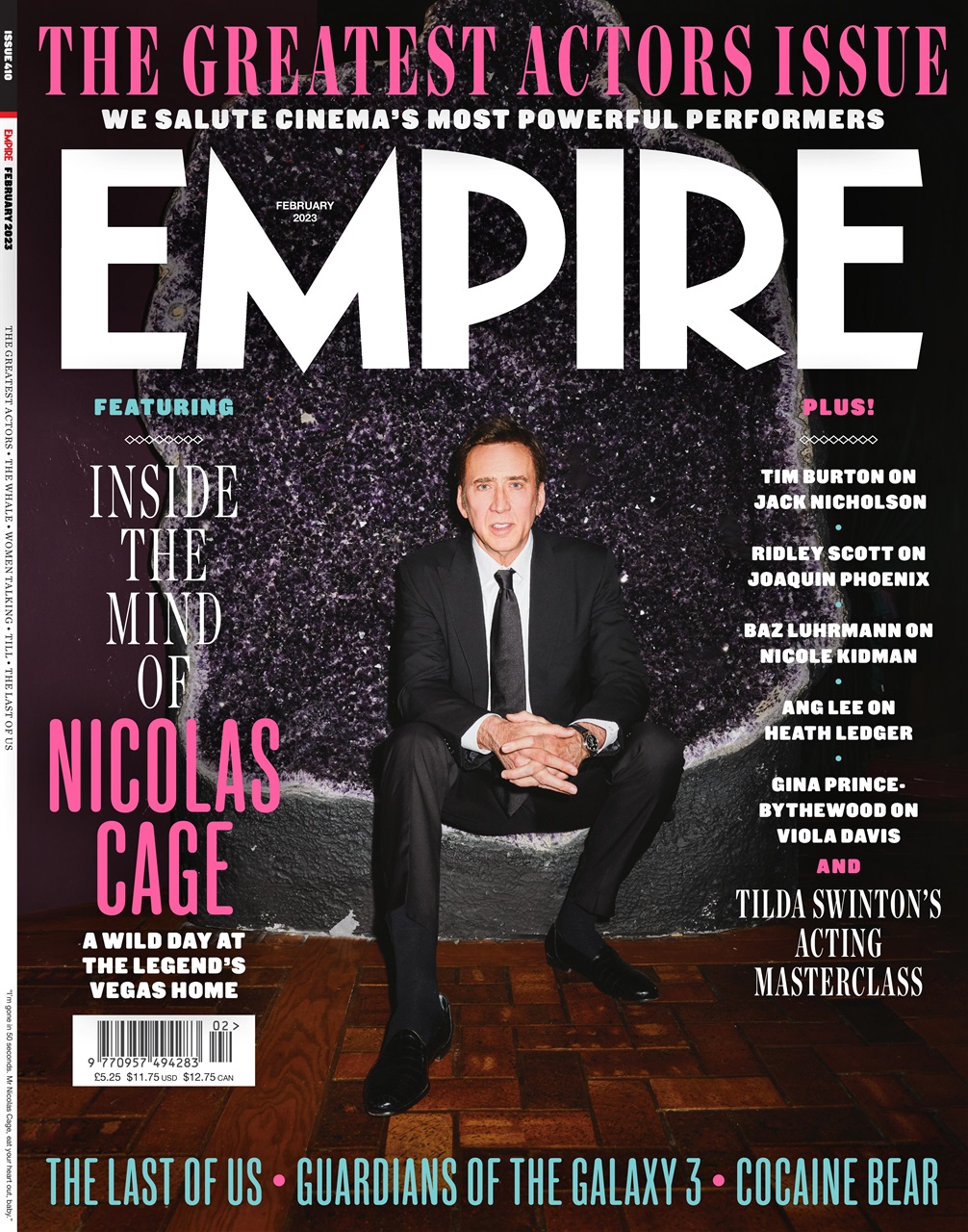 EMPIRE magazine side cover Issue 410  February 2023