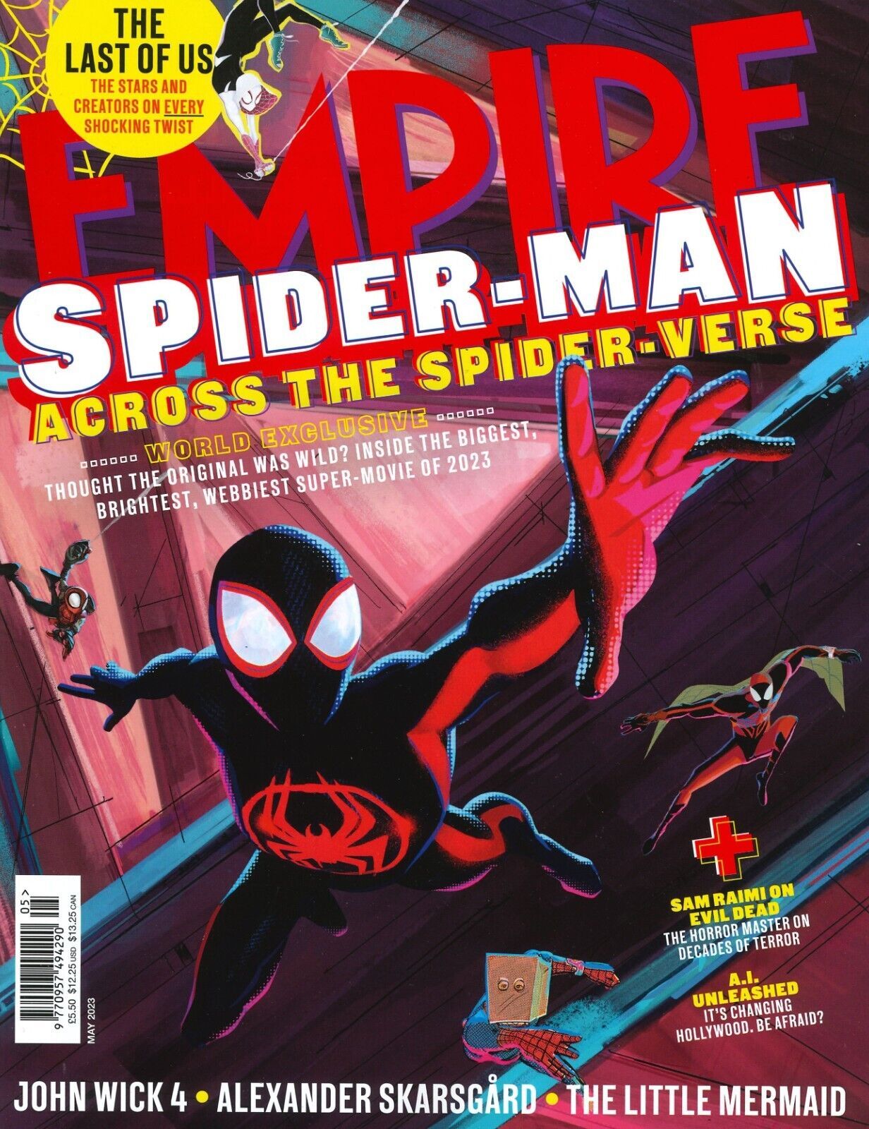 EMPIRE magazine side cover Issue 413  May 2023