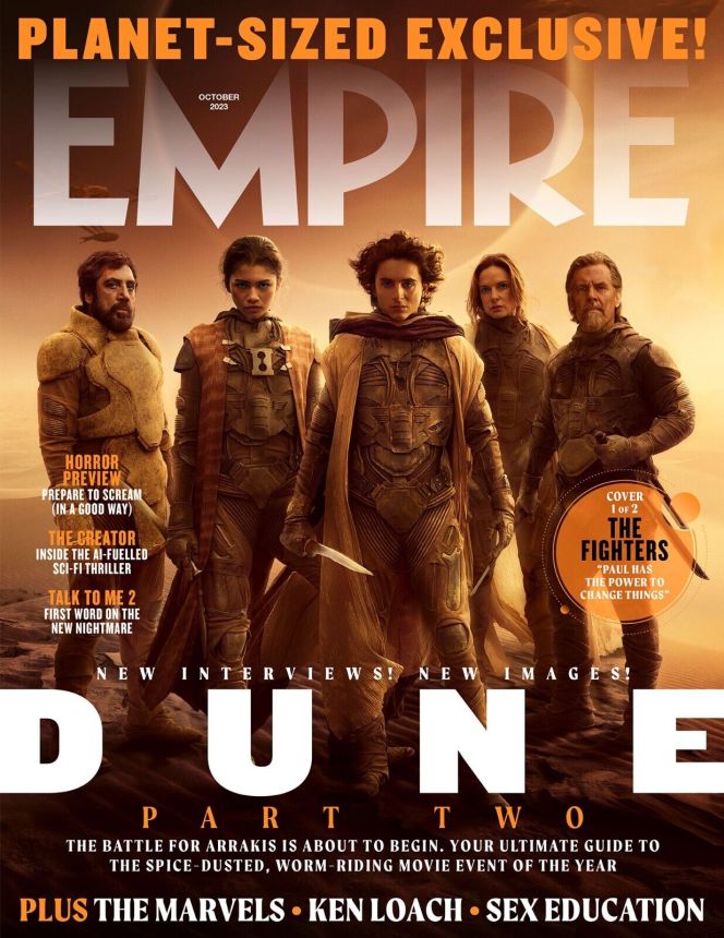 EMPIRE magazine side cover Issue 419  October 2023