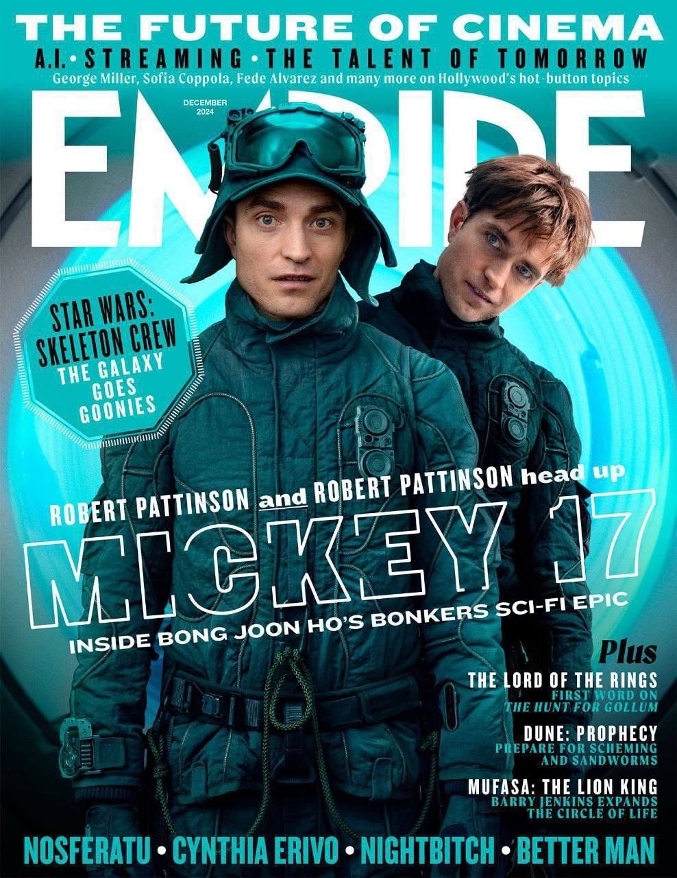 EMPIRE magazine side cover Issue 434  December 2024