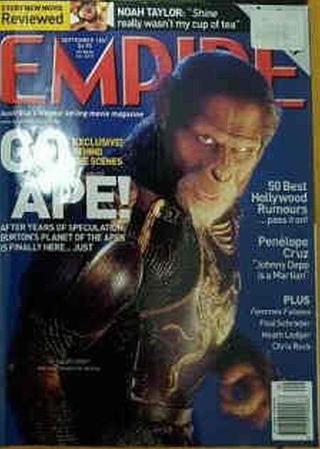 EMPIRE (Au) magazine side cover Issue 1 September 2001