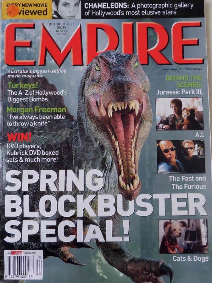 EMPIRE (Au) magazine side cover Issue 2 October 2001