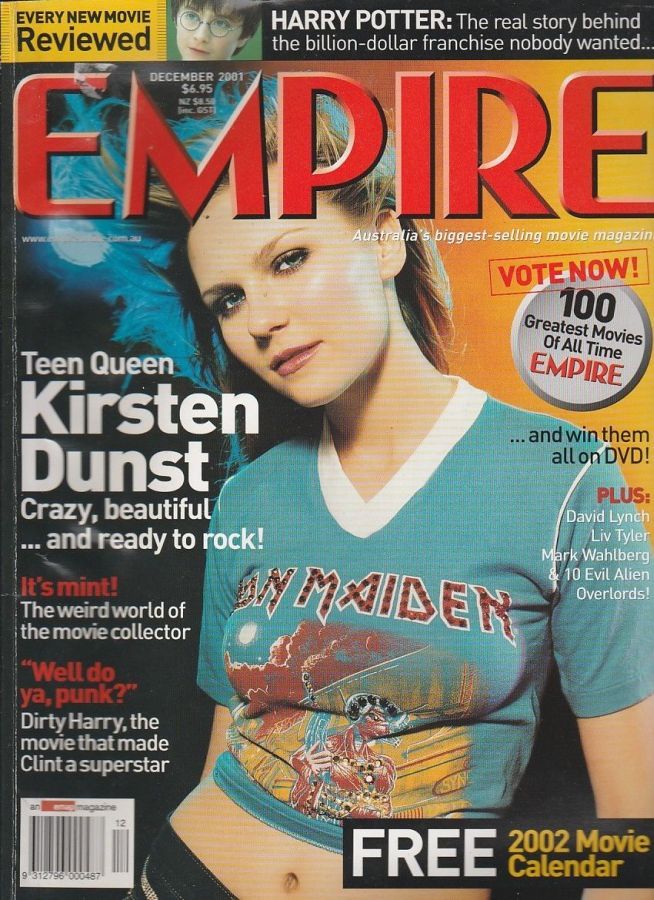 EMPIRE (Au) magazine side cover Issue 4 December 2001
