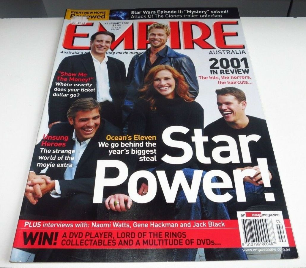 EMPIRE (Au) magazine side cover Issue 5 February 2002