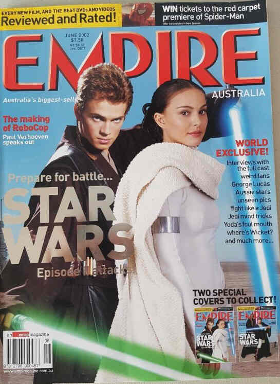 EMPIRE (Au) magazine side cover Issue 9 June 2002