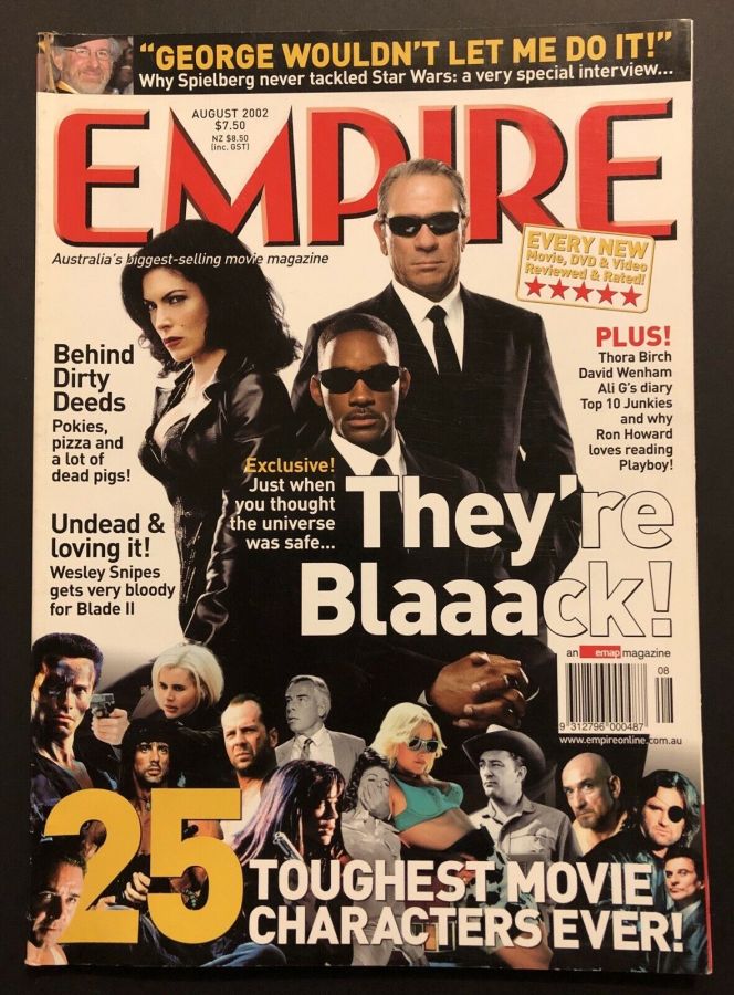 EMPIRE (Au) magazine side cover Issue 11 August 2002