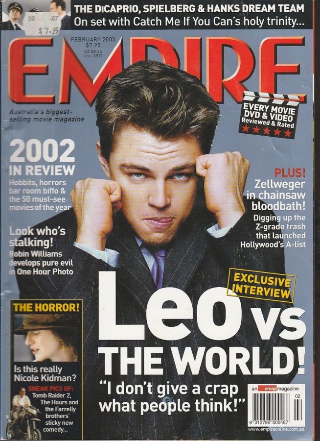 EMPIRE (Au) magazine side cover Issue 16 February 2003