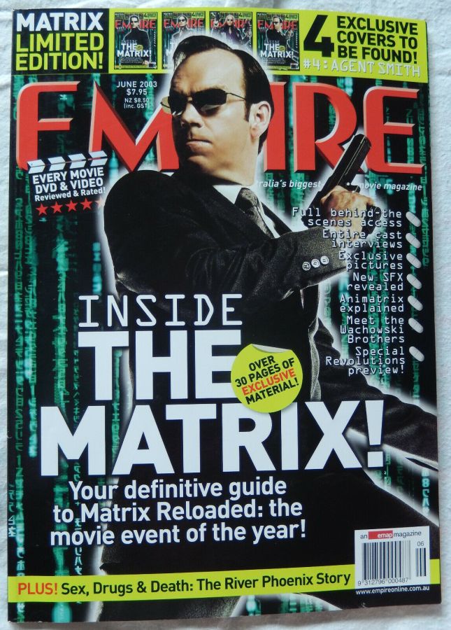 EMPIRE (Au) magazine side cover Issue 20 June 2003