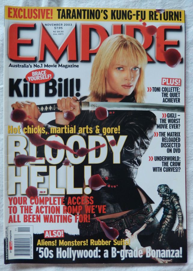 EMPIRE (Au) magazine side cover Issue 25 November 2003