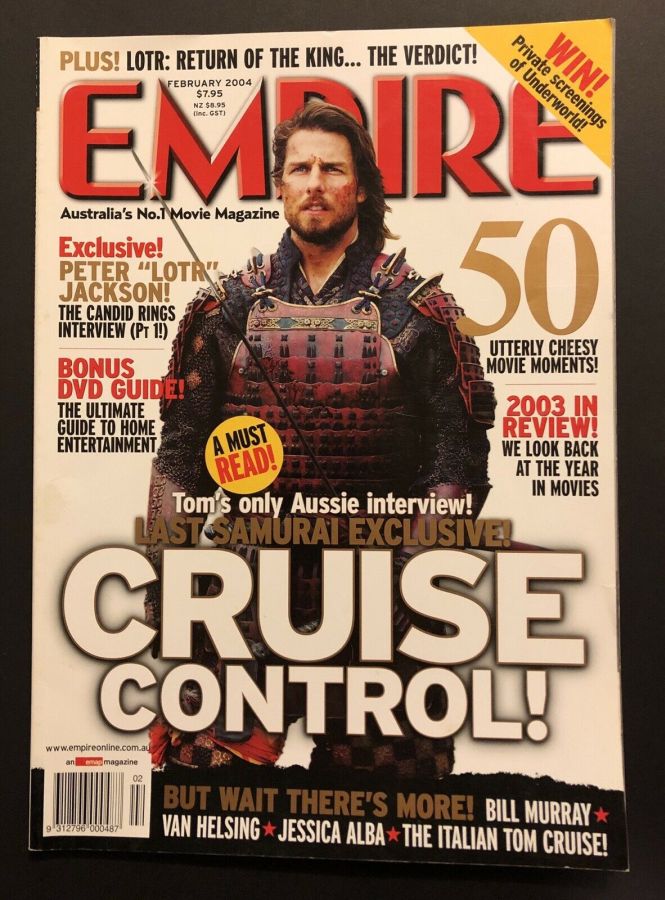 EMPIRE (Au) magazine side cover Issue 27 February 2004