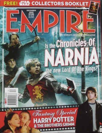 EMPIRE (Au) magazine side cover Issue 48 December 2005