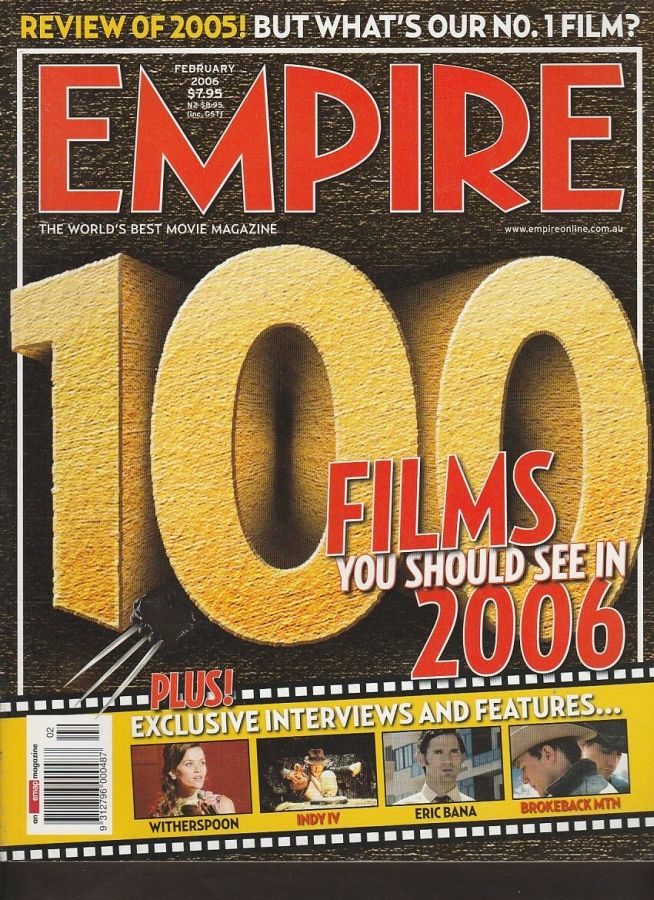 EMPIRE (Au) magazine side cover Issue 49 February 2006