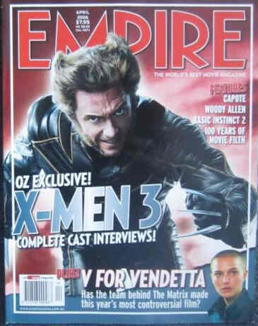 EMPIRE (Au) magazine side cover Issue 51 April 2006