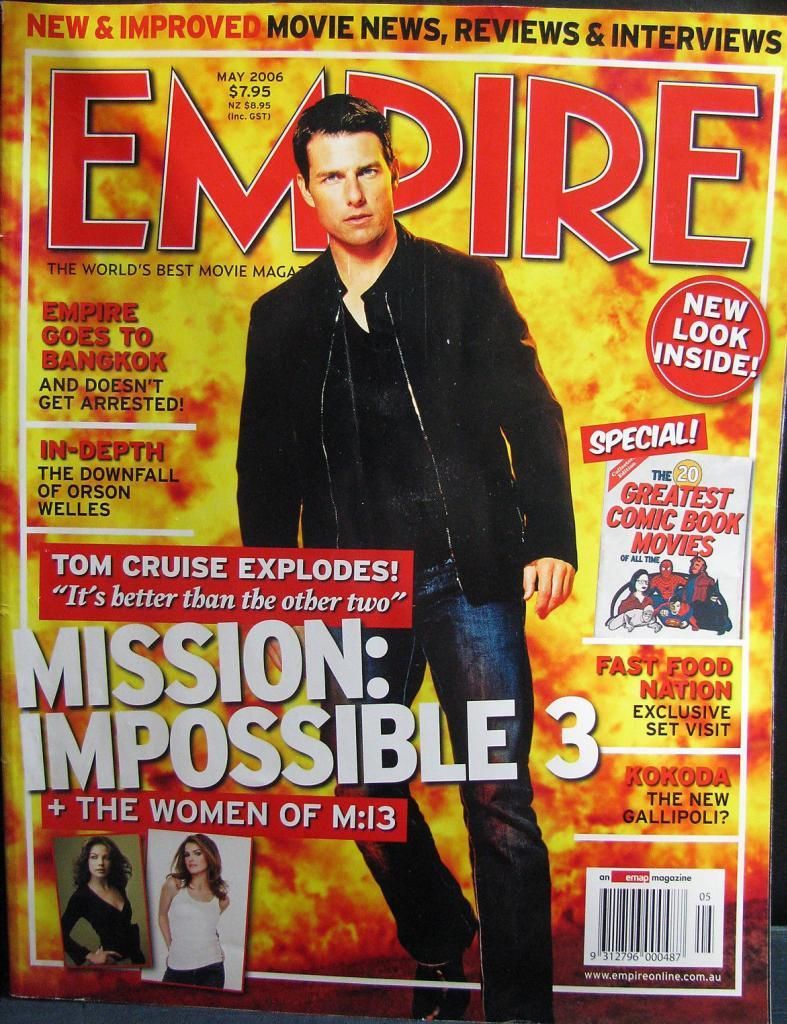 EMPIRE (Au) magazine side cover Issue 52 May 2006