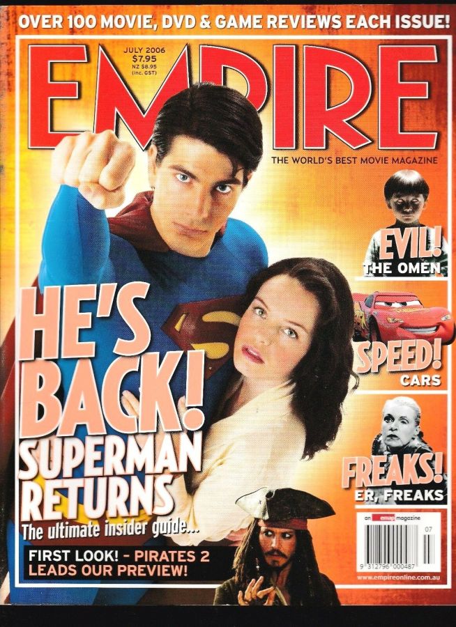 EMPIRE (Au) magazine side cover Issue 54 July 2006