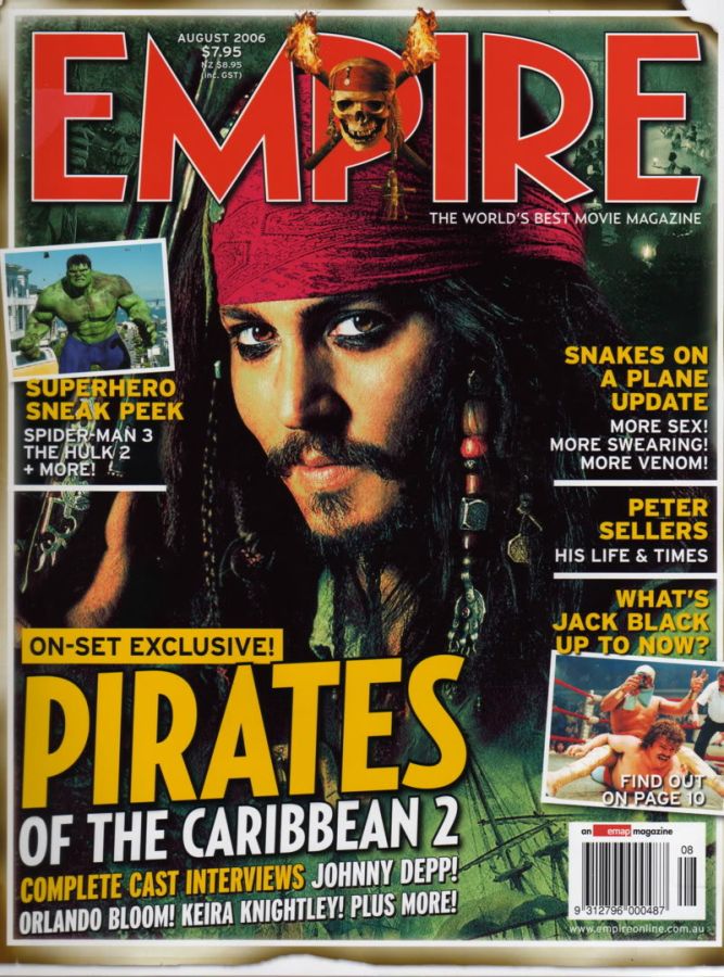 EMPIRE (Au) magazine side cover Issue 55 August 2006