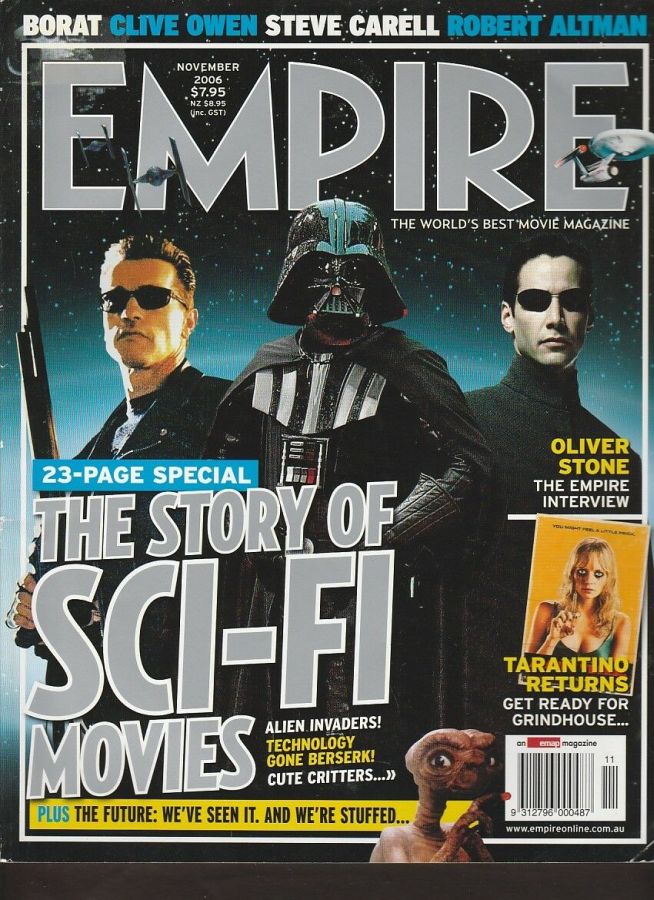 EMPIRE (Au) magazine side cover Issue 58 November 2006