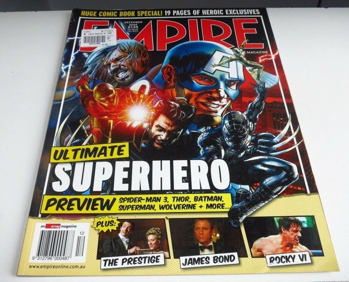 EMPIRE (Au) magazine side cover Issue 59 December 2006
