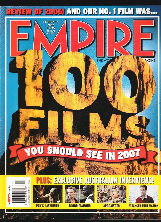 EMPIRE (Au) magazine side cover Issue 60 February 2007