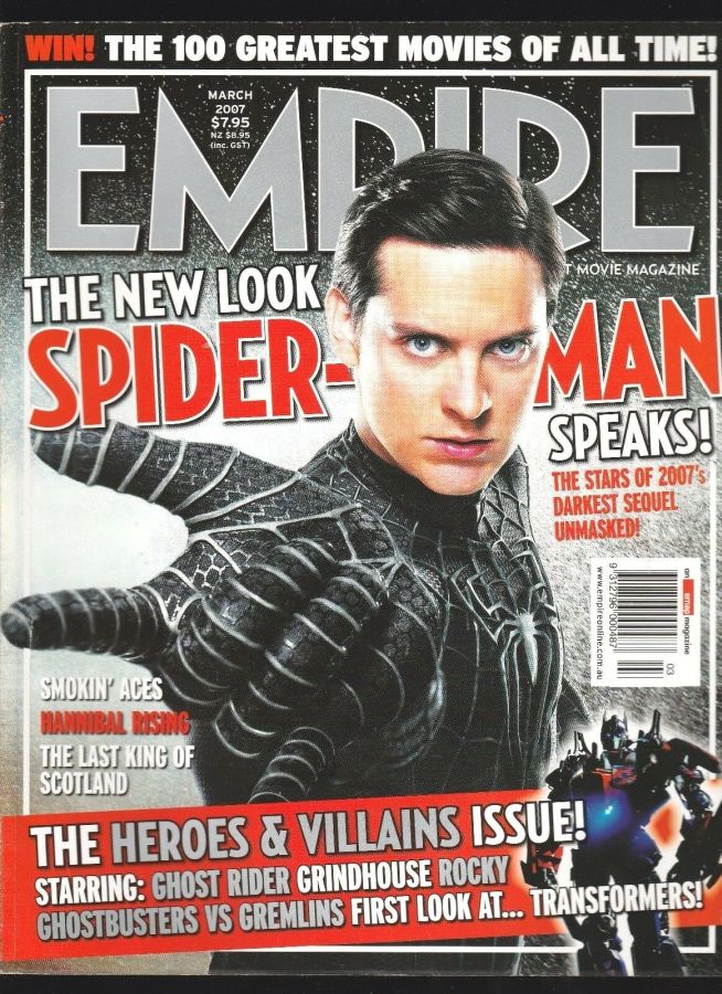EMPIRE (Au) magazine side cover Issue 61 March 2007