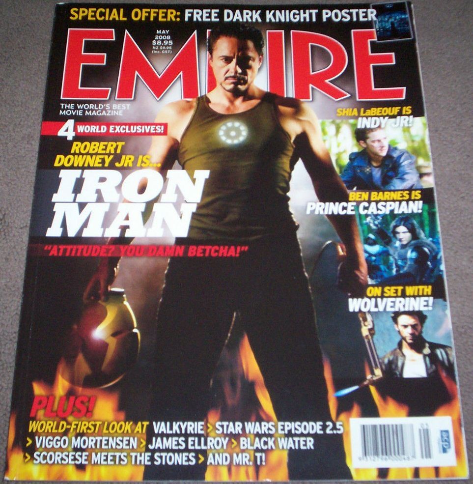 EMPIRE (Au) magazine side cover Issue 75 May 2008