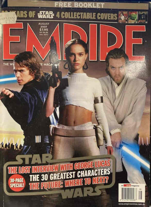 EMPIRE (Au) magazine side cover Issue 77 July 2008