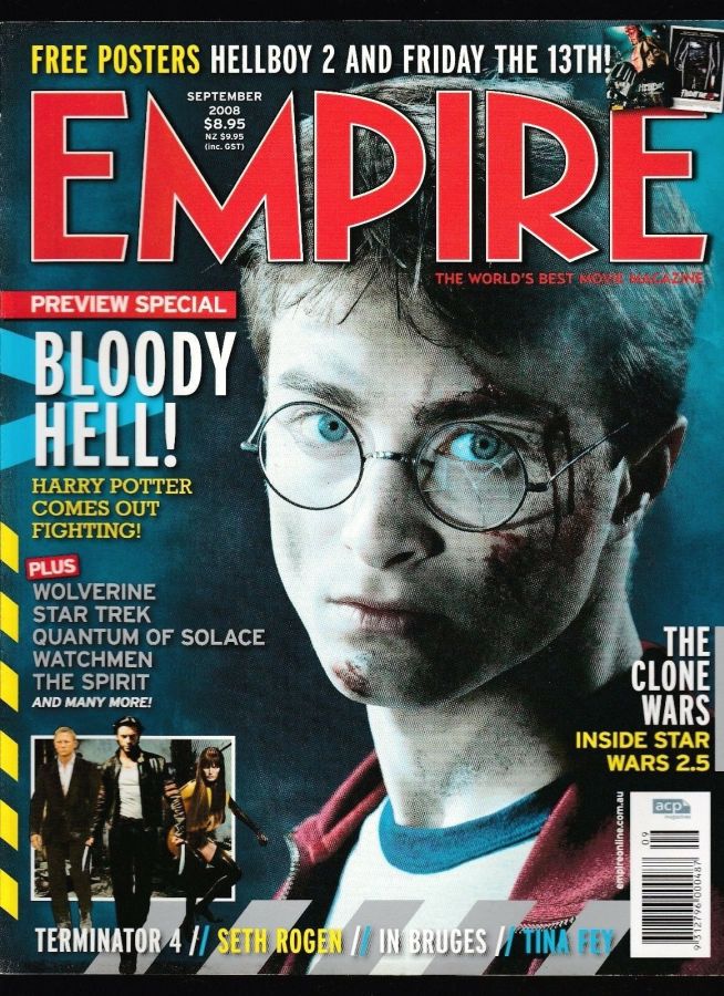 EMPIRE (Au) magazine side cover Issue 79 September 2008