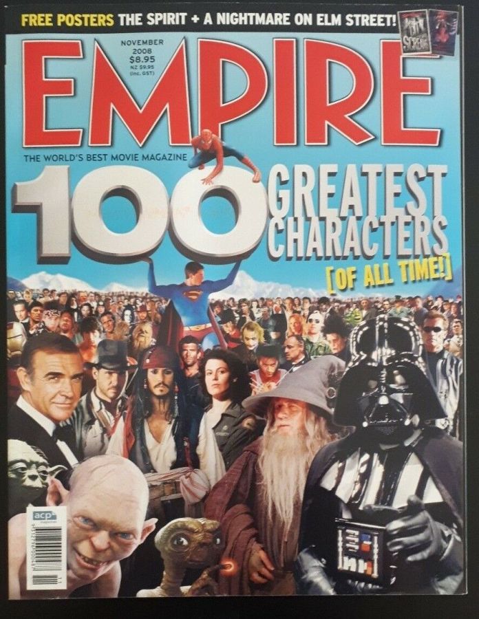 EMPIRE (Au) magazine side cover Issue 81 November 2008