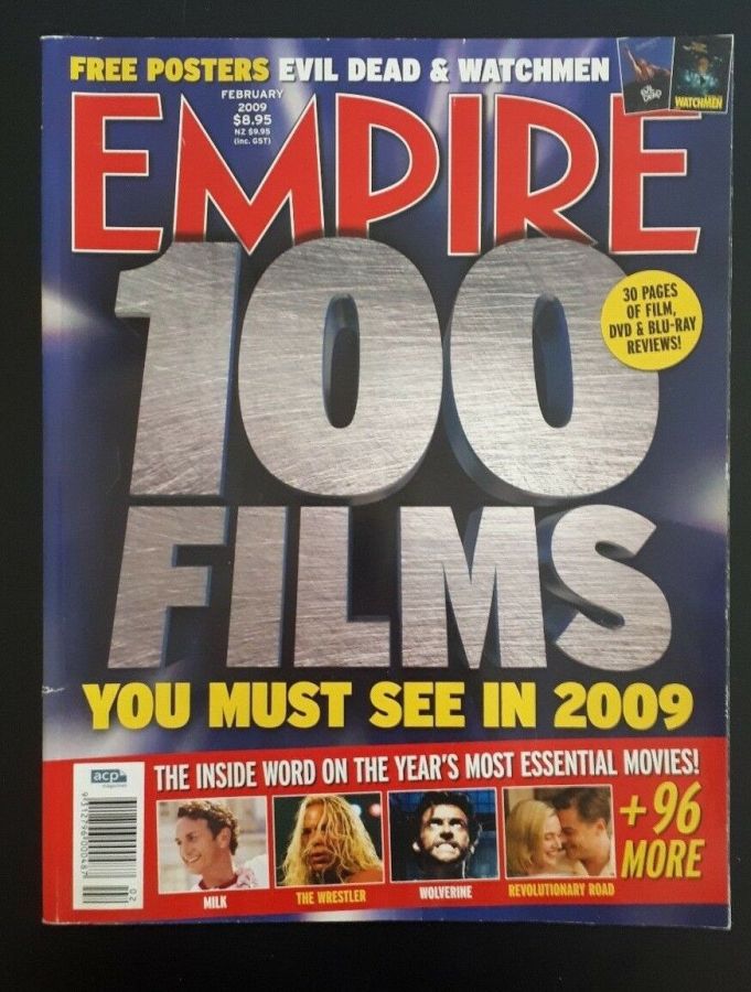 EMPIRE (Au) magazine side cover Issue 83 February 2009