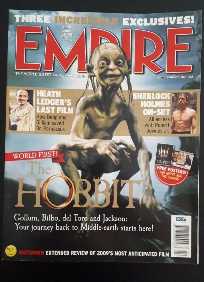 EMPIRE (Au) magazine side cover Issue 85 April 2009