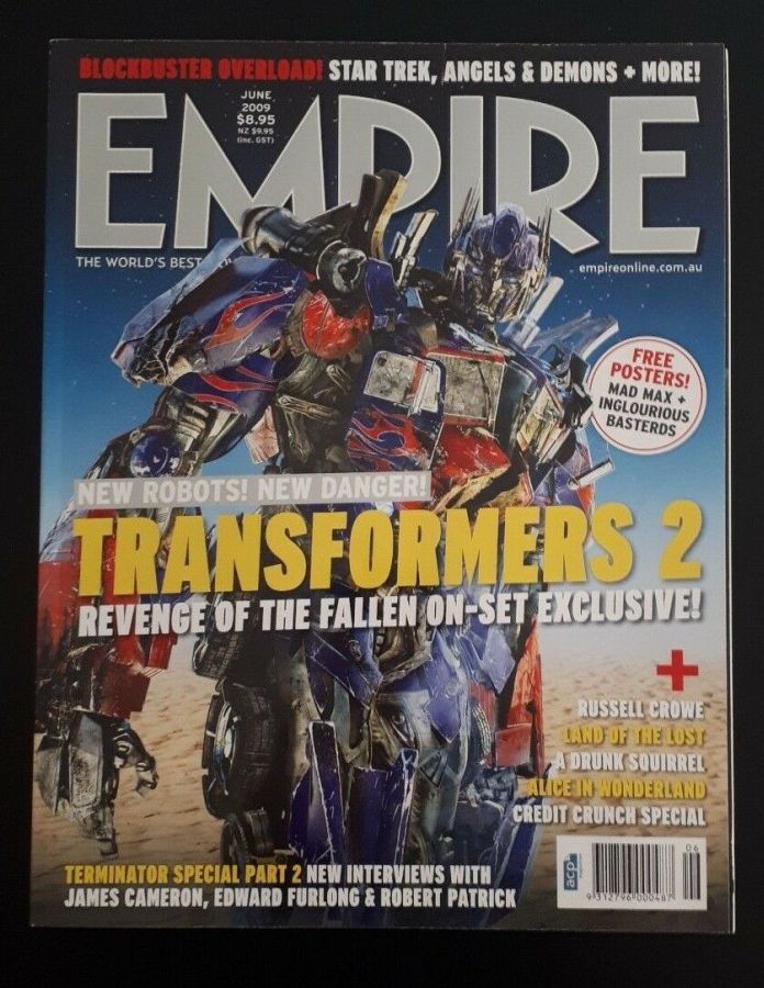 EMPIRE (Au) magazine side cover Issue 87 June 2009