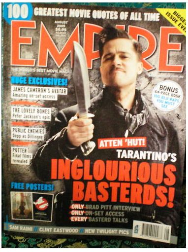 EMPIRE (Au) magazine side cover Issue 89 August 2009