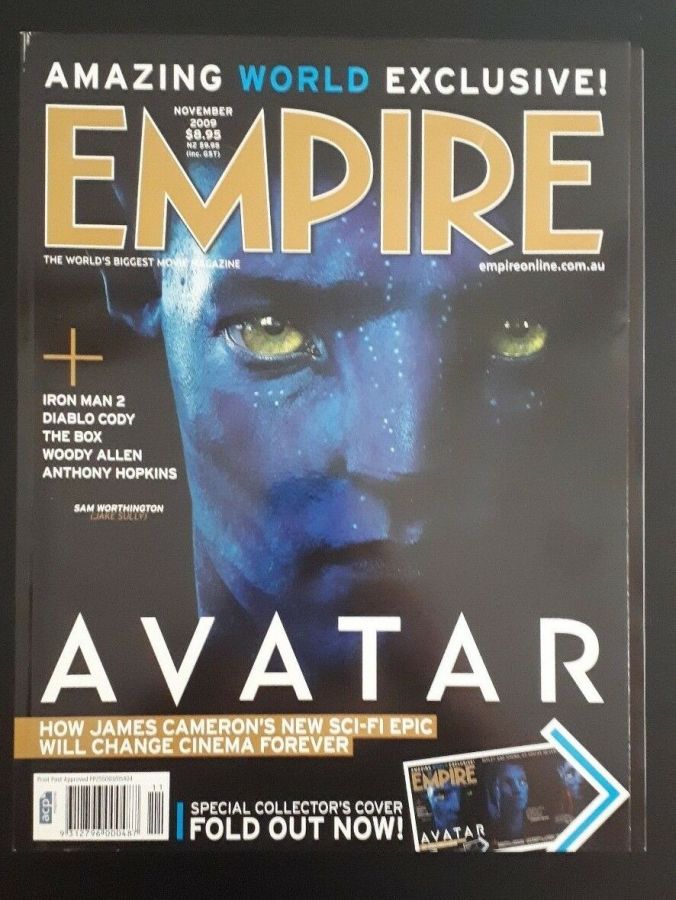EMPIRE (Au) magazine side cover Issue 92 November 2009