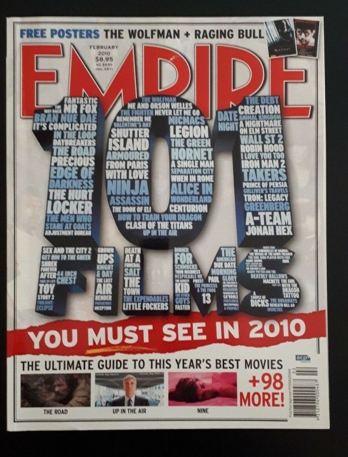 EMPIRE (Au) magazine side cover Issue 94 February 2010