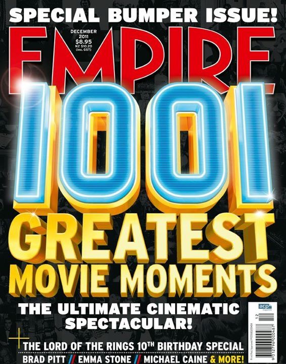 EMPIRE (Au) magazine side cover Issue 115 December 2011