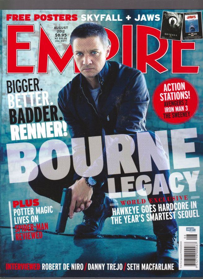 EMPIRE (Au) magazine side cover Issue 122 August 2012