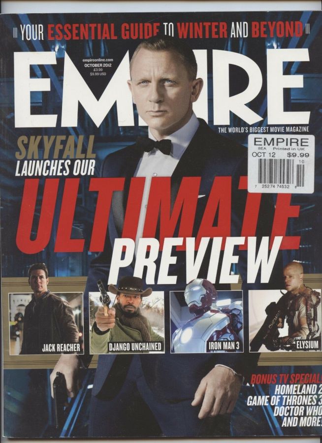 EMPIRE (Au) magazine side cover Issue 124 October 2012