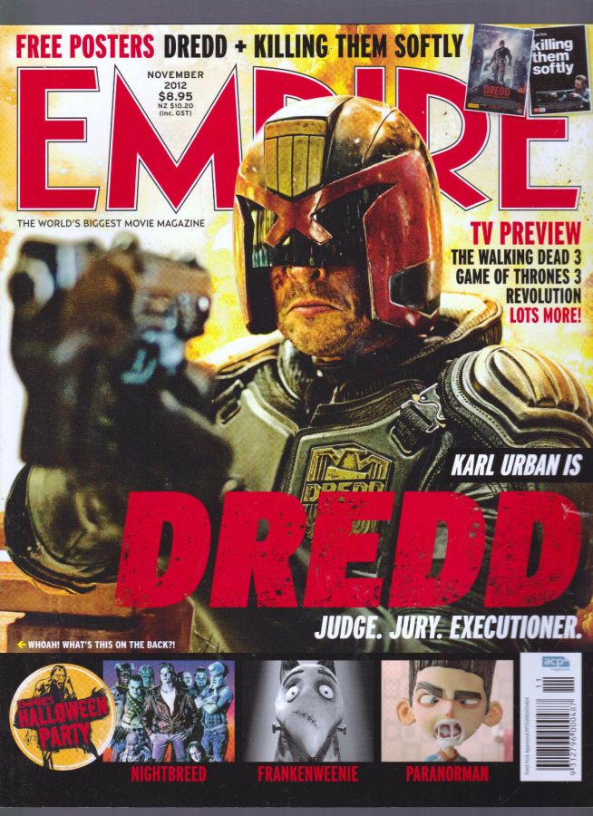 EMPIRE (Au) magazine side cover Issue 125 November 2012