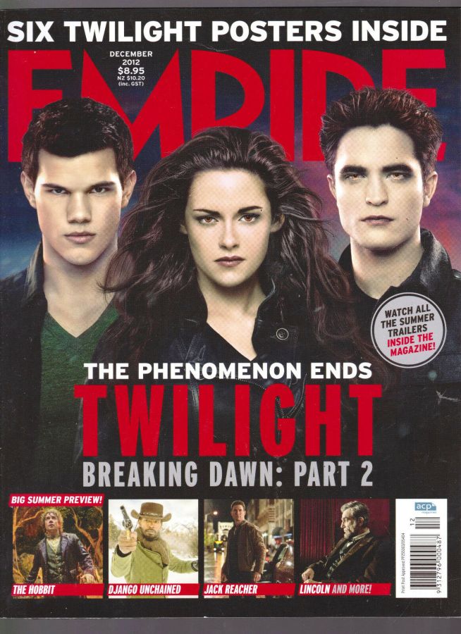 EMPIRE (Au) magazine side cover Issue 126 December 2012