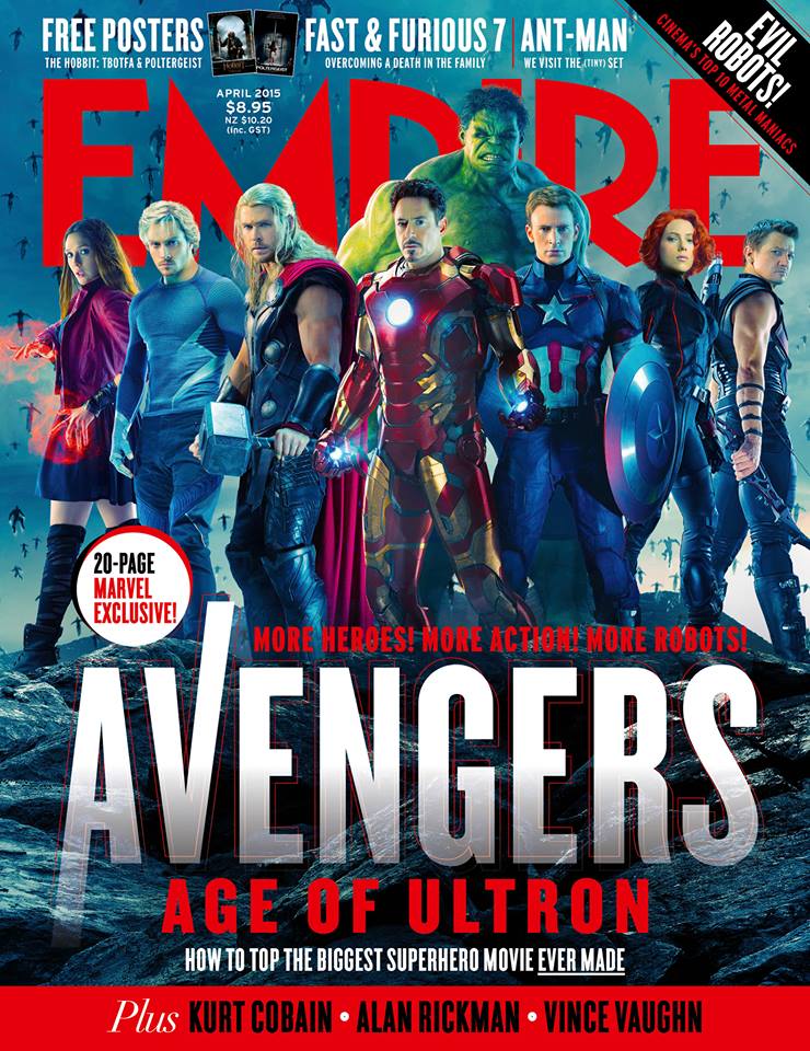 EMPIRE (Au) magazine side cover Issue 149 April 2015