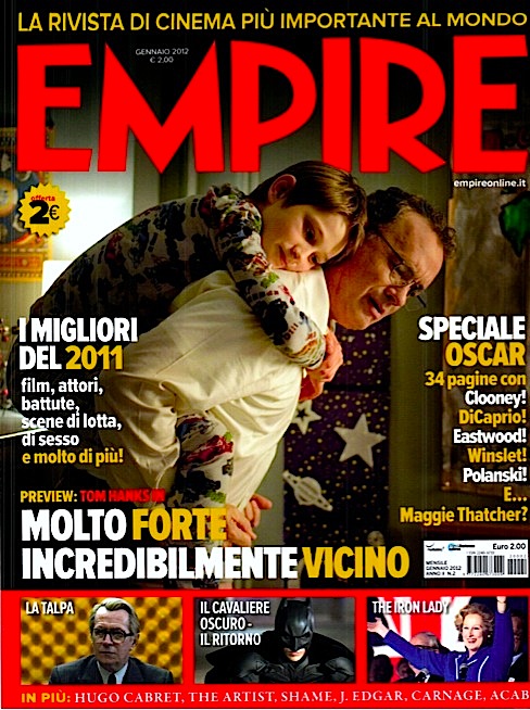 EMPIRE (It) magazine side cover Issue 2 January 2012