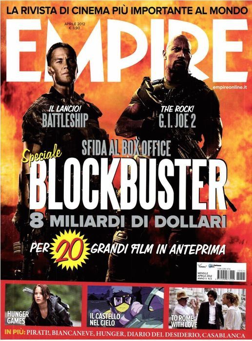 EMPIRE (It) magazine side cover Issue 5 April 2012