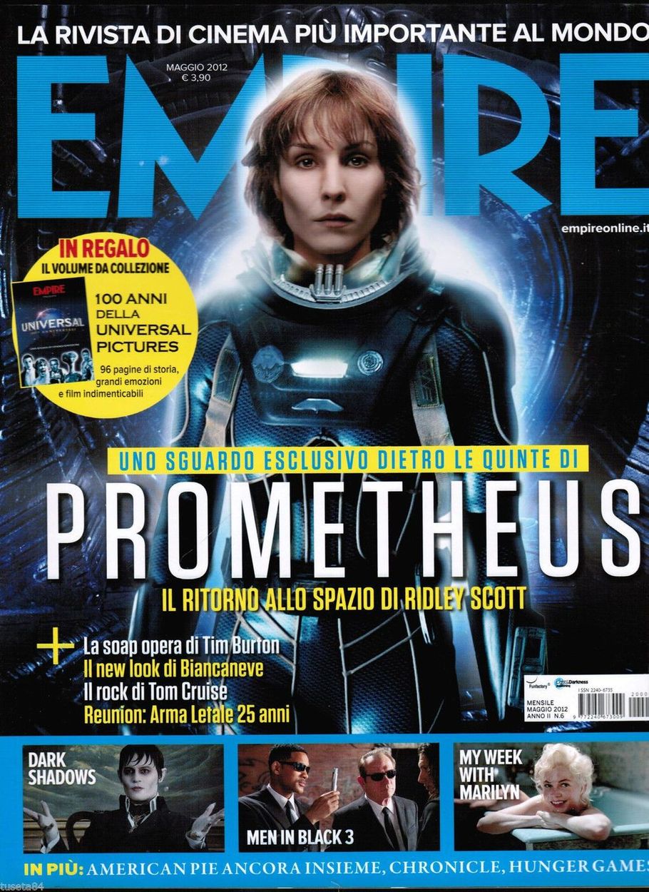 EMPIRE (It) magazine side cover Issue 6 May 2012